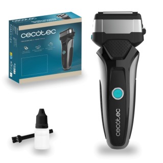 Cecotec PrecisionCare X-Trimm Afeitadora Inalambrica - 3 Cuchillas de Acero Inoxidable - Autonomia 60min - IPX6 - Pantalla de Co