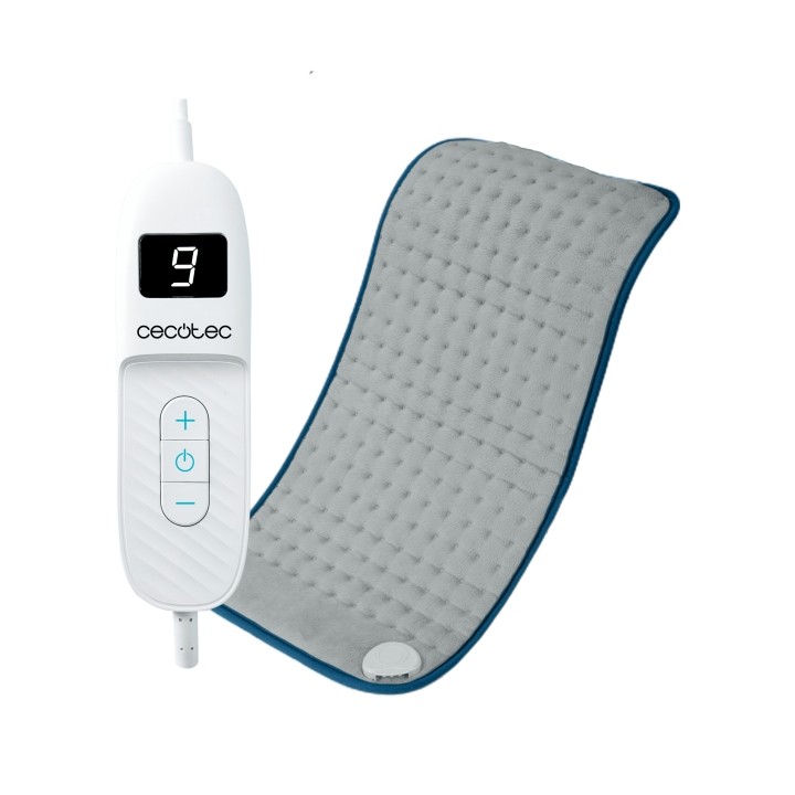 Cecotec HeatConfort 6000 ThermalPad Manta Electrica - Potencia de 100W - 9 Niveles de Temperatura - Controlador LCD - Temporizad