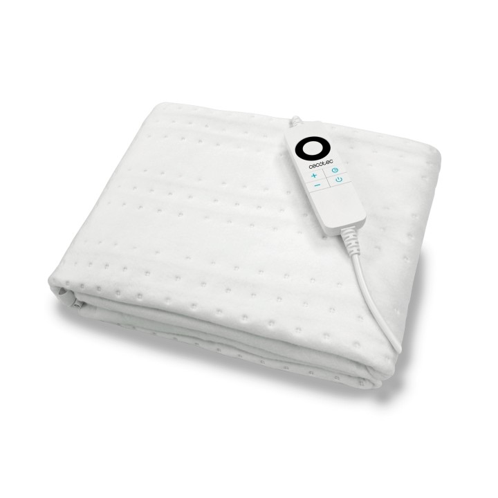 Cecotec HeatConfort ThermalUnder Single Manta Electrica - 100W - 6 Niveles de Temperatura - Apagado Automatico - Control LED de