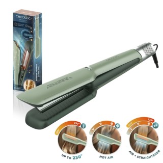 Cecotec RitualCare Air Lisse Blue Plancha de Pelo con Aire - 3 Modos de Uso - Temperatura Ajustable - Tecnologia Ionica - Motor