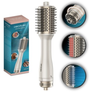 Cecotec Air DryBold Cepillo de Aire - 1200W - Placas Calefactoras - Temperatura Regulable - Revestimiento Ceramico - Generador d