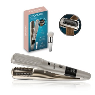 Cecotec HairCare SmoothEnds Recortador de Puntas Abiertas - Uso Inalambrico - 140min de Autonomia - Deposito de Puntas - Cepillo