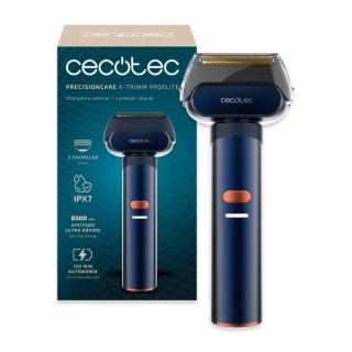Cecotec PrecisionCare X-Trimm ProElite Afeitadora Inalambrica - Cuerpo de Aluminio - 8500rpm - Bateria 1300mAh - Cuchillas de Ti