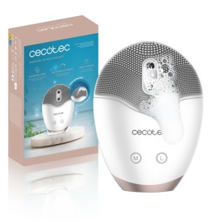 Cecotec FaceCare TotalClean Soft Limpiador Facial Ultrasonico - Generador de Jabon Automatico - Vibracion y Masaje - Velocidad A