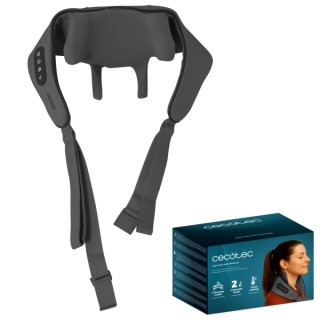 Cecotec BodyCare Back Massage Masajeador de Espalda Automatico - Personalizable - Ajuste Seguro con Cintas - Autoapagado cada 10