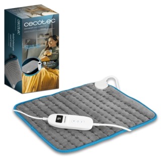 Cecotec HeatConfort 4000 ThermalPad Manta Electrica - 100W - 9 Niveles - Control LCD - Temporizador - Autoapagado - Microfibra S