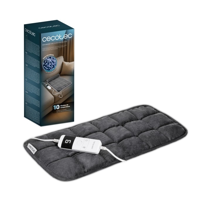 Cecotec HeatConfort 4000 ThermalPad Weighted Manta Electrica - 110W - Peso de 2kg - 10 Niveles de Temperatura - Temporizador - C