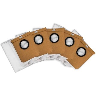 Cecotec Pack de 5 Bolsas de Recambio para Conga X50/X70/X100 - Instalacion Rapida - Color Blanco