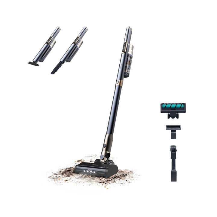 Cecotec Scoba 3000 Aspirador de Escoba Vertical - 210W - Autonomia 40min - Succion 20kPa - Incluye Accesorios - Ultraligero - Mo