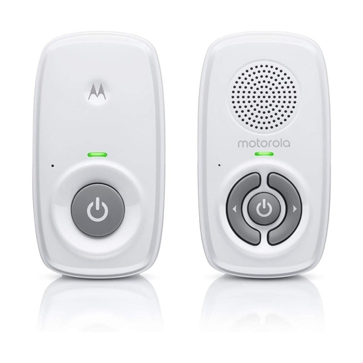 Motorola Nursery AM21 Vigilabebes de Audio - Alcance hasta 300m en Exterior y 50m en Interior - Conexion DECT - Color Blanco