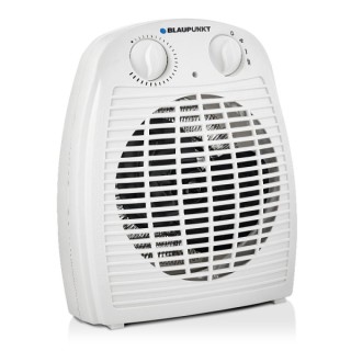 Blaupunkt Calefactor Portatil - Potencia 2000W - Temperatura Regulable - Funcion Ventilador - Termostato - Color Blanco