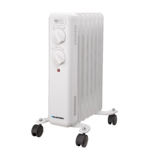 Blaupunkt Radiador de Aceite - Potencia 1500W - Termostato Regulable - Ruedas - Asa de Transporte - Indicador Luminoso - Color B