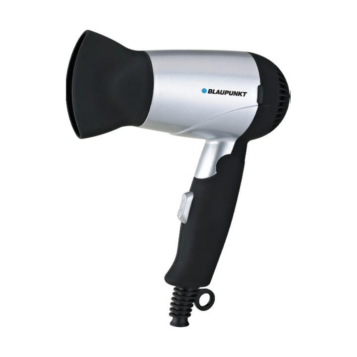 Blaupunkt Secador de Pelo de Viaje - 1200W - Cable 1.8m - Incluye Difusor - Velocidad y Calor Ajustables - Apagado Automatico -