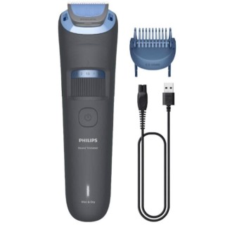 Philips BT3617/15 Recortadora de Barba Series 3000 - Cuchillas Autoafilables con Puntas Redondeadas - 20 Posiciones 0.5‑10mm con