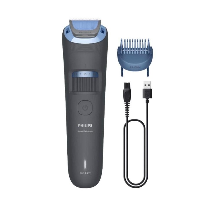 Philips BT3617/15 Recortadora de Barba Series 3000 - Cuchillas Autoafilables con Puntas Redondeadas - 20 Posiciones 0.5‑10mm con