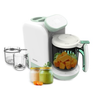Cecotec Nana BabyCare FoodProcessor Robot Multifuncion 4 en 1 para Bebes - Libre de BPA - Tactil - Cocina y Tritura - Esteriliza