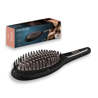 Cecotec Bamba Instantcare 900 Perfect Brush Cepillo Alisador - Temperatura Ajustable - Tecnologia de Iones - Control Digital LED