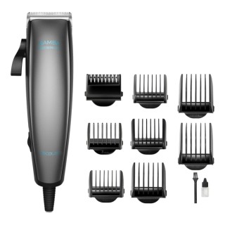 Cecotec Bamba PrecisionCare Power Blade Titanium Cortapelos con Cable - Cuchillas de Titanio - Uso en Seco y Humedo - 9 Peines G