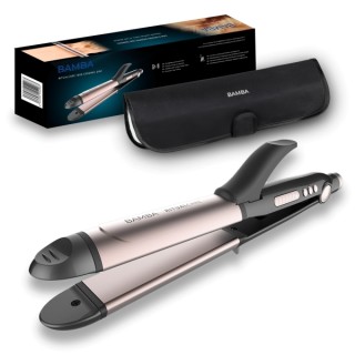 Cecotec Bamba RitualCare 1000 Ceramic Plancha de Pelo 2 en 1 - Alisa y Riza Cabello - Temperatura de 120 a 220°C - Funcion Autoa