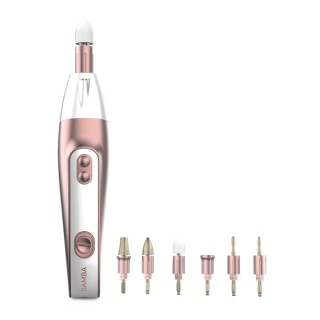 Cecotec Bamba PinkyCare 700 Perfect Nails Set de Manicura 7 en 1 - Cinco Velocidades - Cabezales Surtidos - Ergonomico y Manejab