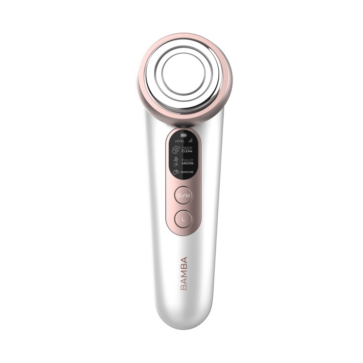 Cecotec Bamba FaceCare LightSonic Masajeador Facial - Pantalla LCD - Modos de Cuidado Facial - Funcion Calor - Luz LED - Limpiez