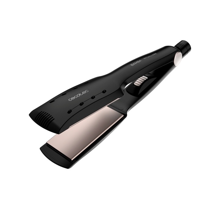 Cecotec Bamba RitualCare 900 Max Plancha de Pelo - Uso en Humedo y Seco - Placas XL de 50mm - Iones Negativos - Cable 360º de 3m