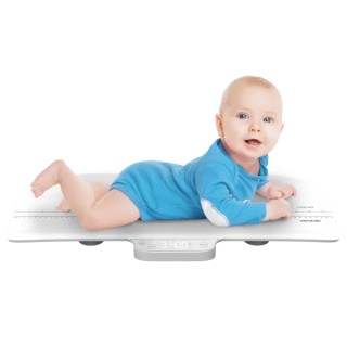 Cecotec Nana BabyCare Smart Weight Bascula para Bebes - Capacidad hasta 40kg - Pantalla LED Clara - Gran Superficie de Soporte -