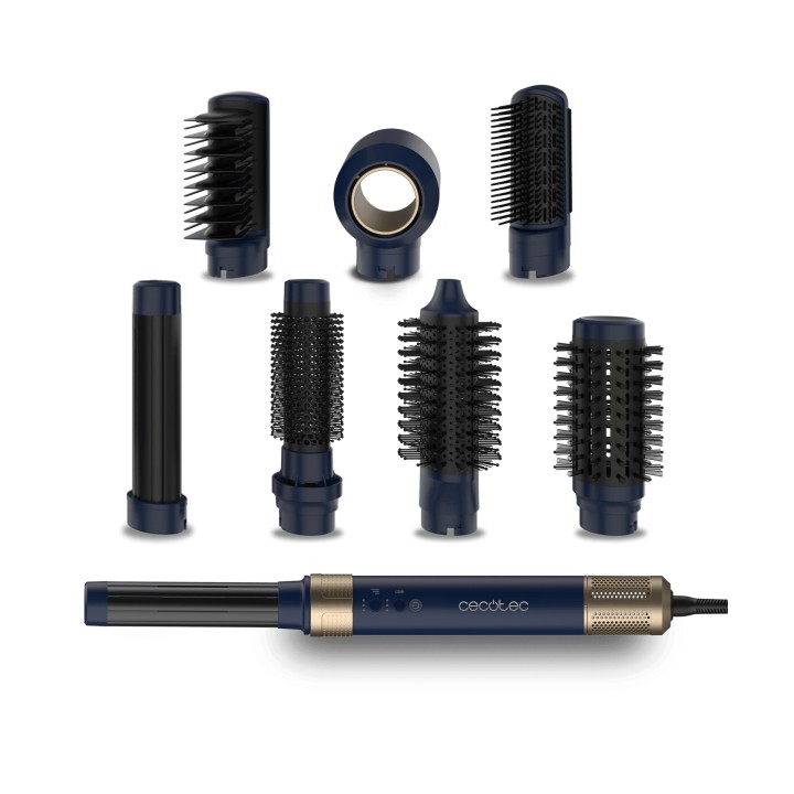 Cecotec Bamba CeramicCare AirGlam Rizador - Potencia de 1400W - Ergonomico y Seguro - Calentamiento Rapido - Temperatura Ajustab