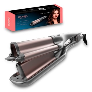 Cecotec Bamba RitualCare 2100 Summer Waves Plancha de Pelo para Ondas - Pantalla LCD - Temperatura Regulable - Tecnologia Ionica