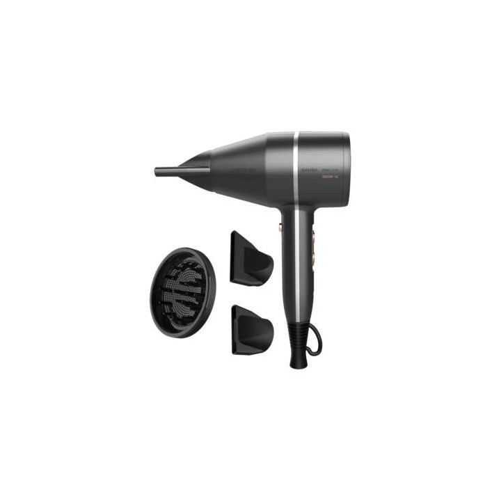 Cecotec Bamba IoniCare 5500 PowerStyle Secador de Pelo 1800W - Motor AC - Potente Caudal de Aire - Iones Reales - Sistema Perfec