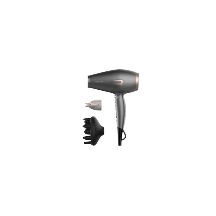 Cecotec Bamba IoniCare 6000 RockStar Essence Secador de Pelo 2200W - Motor Digital - Ion Real - Ajustes de Temperatura - Incluye