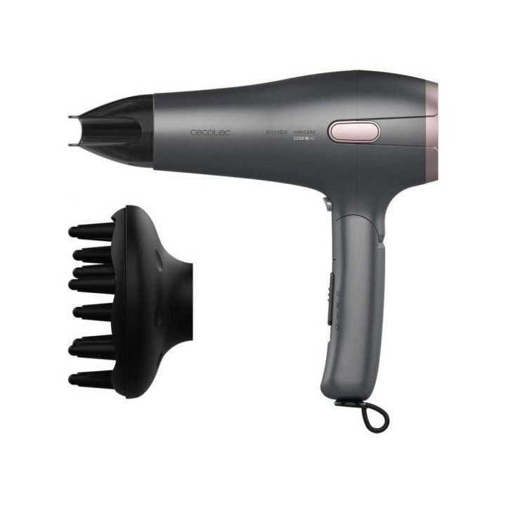 Cecotec Bamba IoniCare 5250 EasyCollect Pro Secador de Pelo Ionico 2100W DC - Funcion Recogecables Automatico - Plegable - Ion R