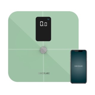 Cecotec Surface Precision 10400 Smart Healthy Vision Green Bascula Corporal hasta 180kg - LCD - Bluetooth 4.0 - Bateria 600mAh -