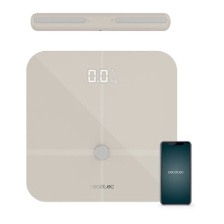 Cecotec Surface Precision 10600 Smart Healthy Pro Bascula Corporal hasta 180kg - Bluetooth - Extraplano - 15 Parametros - Cinta