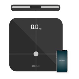 Cecotec Surface Precision 10600 Smart Healthy Pro Dark Grey Bascula Corporal hasta 180kg - Bluetooth - Extraplano - 15 Parametro