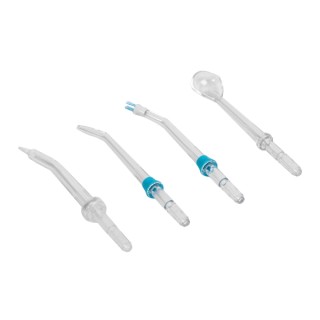 Cecotec Pack de Boquillas para Irrigador Bamba ToothCare 1200 Jet Pro - Formas Surtidas - Color Blanco