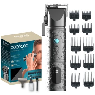Cecotec Bamba PrecisionCare Samurai Clipper Cortapelos Inalambrico - Cortes Precisos con 10 Peines - Autonomia 200min - Palanca