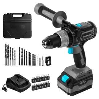 Cecotec CecoRaptor Perfect ImpactDrill 4020 Brushless Ultra Taladro Percutor Inalambrico - Torque 46Nm - 2000rpm - 3000Ipm - Bat