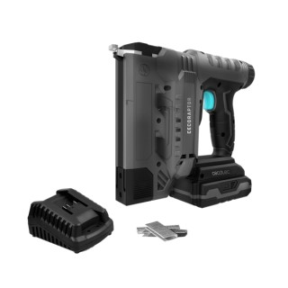 Cecotec CecoRaptor Perfect Staples and Nails 2020 Grapadora Electrica - Compatible con Grapas y Clavos - 30 Disparos/min - Bater