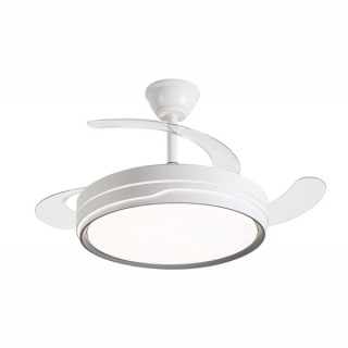 Daewoo Ventilador de Techo de 106cm - 30W - Aspas Retractiles - Luz LED Integrada - Incluye Kit de Instalacion - Ultra Silencios