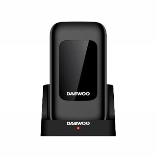 Daewoo Telefono Movil de Tapa - Doble Pantalla 2.8" y 1.77" - Teclas Grandes - RAM 48Mb - ROM 128Mb - 1000mAh - Camara 0.3Mp - 4