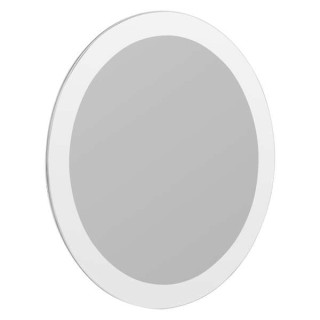 Orbegozo ESP 1000 Espejo Cosmetico Portatil - Aumento X5 - Ventosas de Fijacion - Marco Transparente - Incluye Bolsa de Terciope