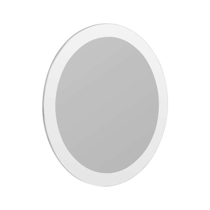 Orbegozo ESP 1000 Espejo Cosmetico Portatil - Aumento X5 - Ventosas de Fijacion - Marco Transparente - Incluye Bolsa de Terciope