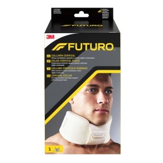 Futuro Collarin Cervical - Ajustable (6.35-12.7cm) - Transpirable - Ergonomico - Color Blanco