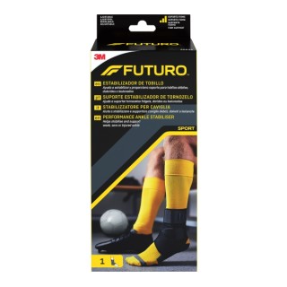 Futuro Tobillera - Ajustable (20.3 - 25.4cm) - Transpirable - Aisla la Humedad - Color Negro