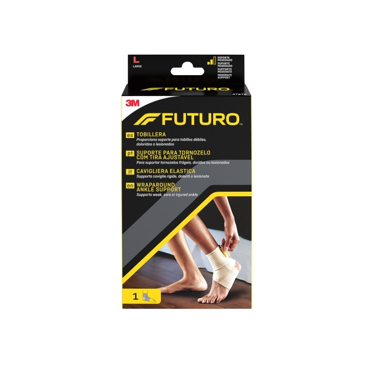 Futuro Tobillera - Talla L (22.9 - 25.4cm) - Transpirable - Color Beige