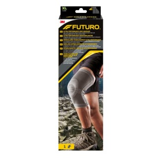 Futuro Rodillera - Talla XL - Estabilizadora - Uso de Alto Rendimiento - Transpirable - Elastico - Color Gris
