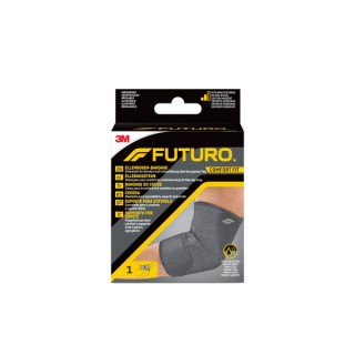Futuro Comfort Codera - Ajustable (20.3 - 40.6cm) - Transpirable - Aisla la Humedad - Elastico - Color Gris