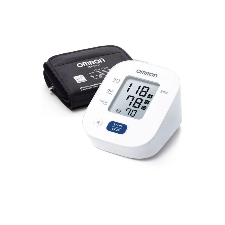 Omron M2+ Tensiometro de Brazo - Deteccion Latido Arritmico - Intellisense - Validacion Clinica - Memoria 30 Lecturas - Color Bl
