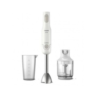 Philips Batidora de Mano - Potencia 650W - Varias Velocidades - Picadora - Vaso Medidor - Cuchillas de Acero Inoxidable - Color